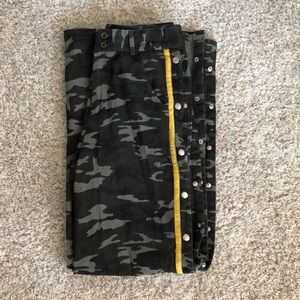 Fashion Nova Button Up Camo Pant